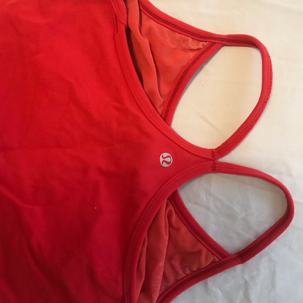 Lululemon Power Y Lyin Tank in Red size 2